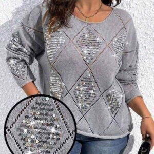 Women's embroidered pullover